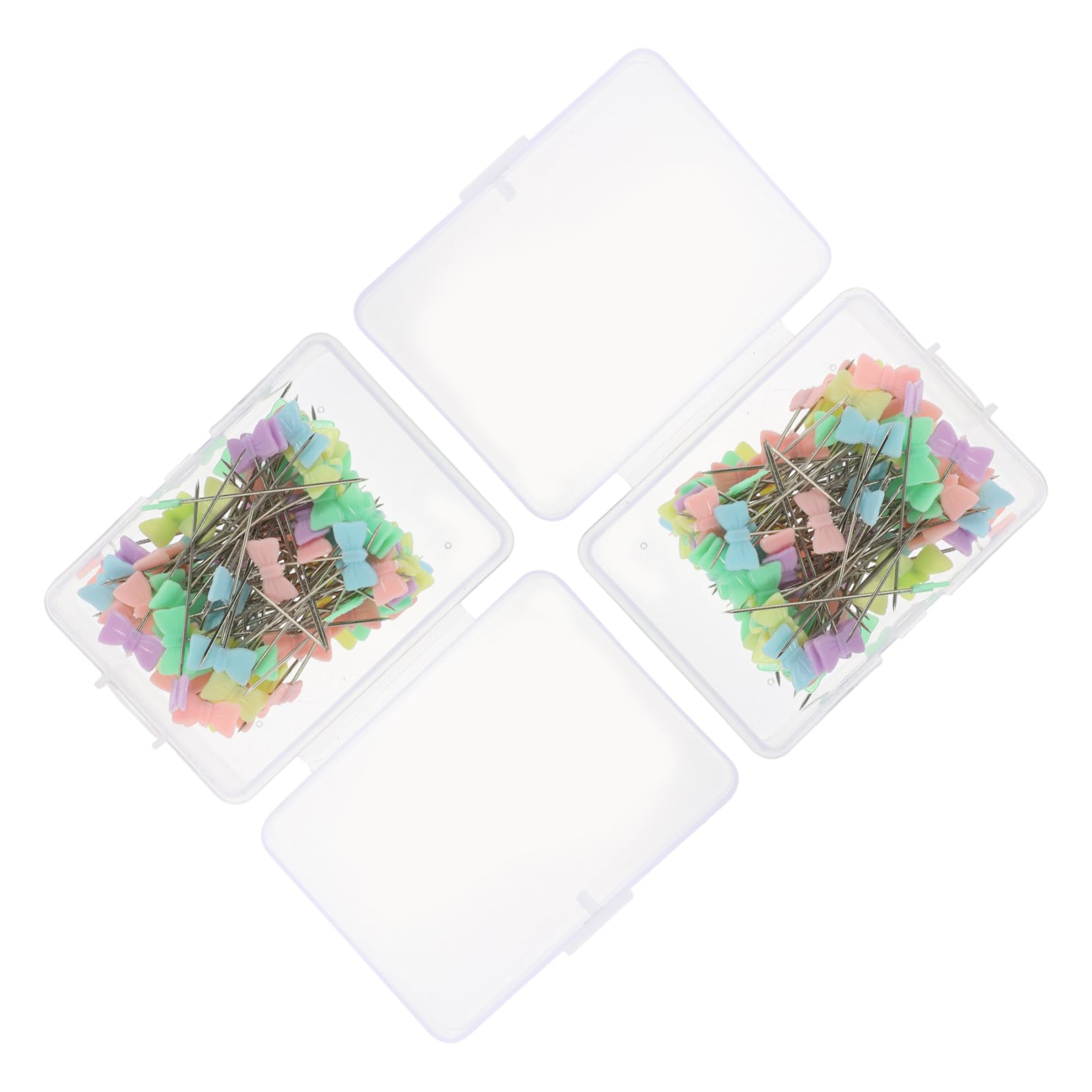 IWOWHERO Sewing Supplies 200pcs Straight Pins Butterfly Head for Flower Bouquet