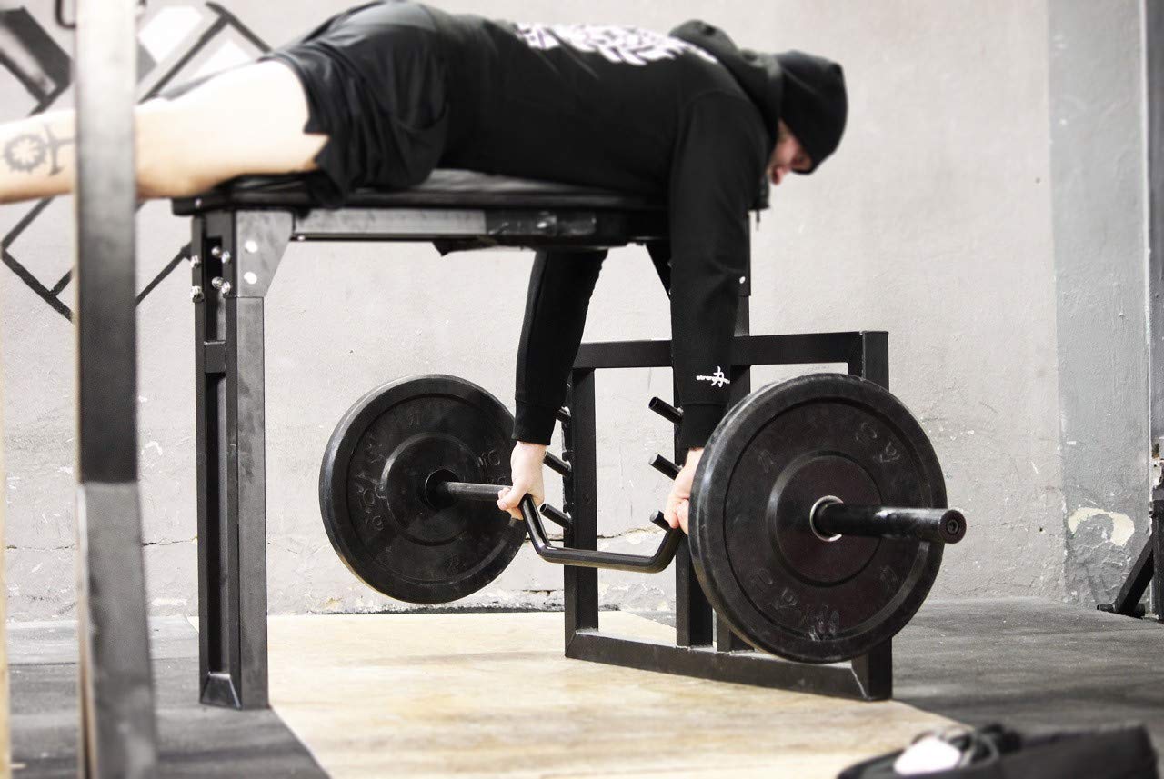 Strength Shop - Banc de rameur chinois Seal Row/Banc d'isolement pour la poitrine Supported LAT Row Bench – Supports de barre supportés jusqu'à 150 kg