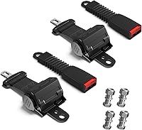 CLUBRALLY 40" Retractable Golf Cart Seat Belts Kit - Universal for Club Car EZGO Yamaha, Safety Certified, 2/4 Seat Sets