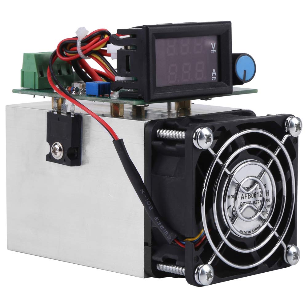 Alvinlite Carico elettronico 0-10A|Carico elettronico del modulo di test del tester di capacità della batteria di scarica da 100 W CC 12 V