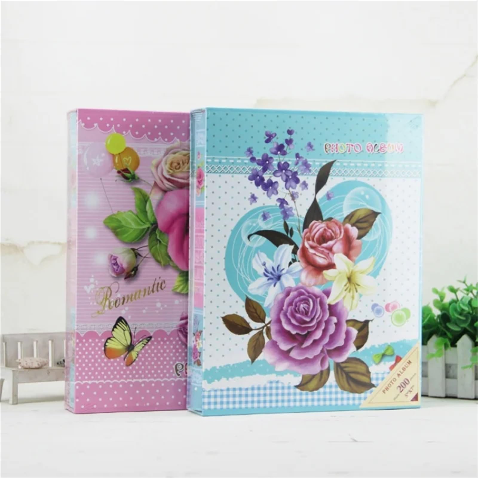 Álbum de fotos El álbum de fotos puede contener 200 bolsillos con 7 pulgadas (12, x 17,8 cm) Celebraciones aniversario