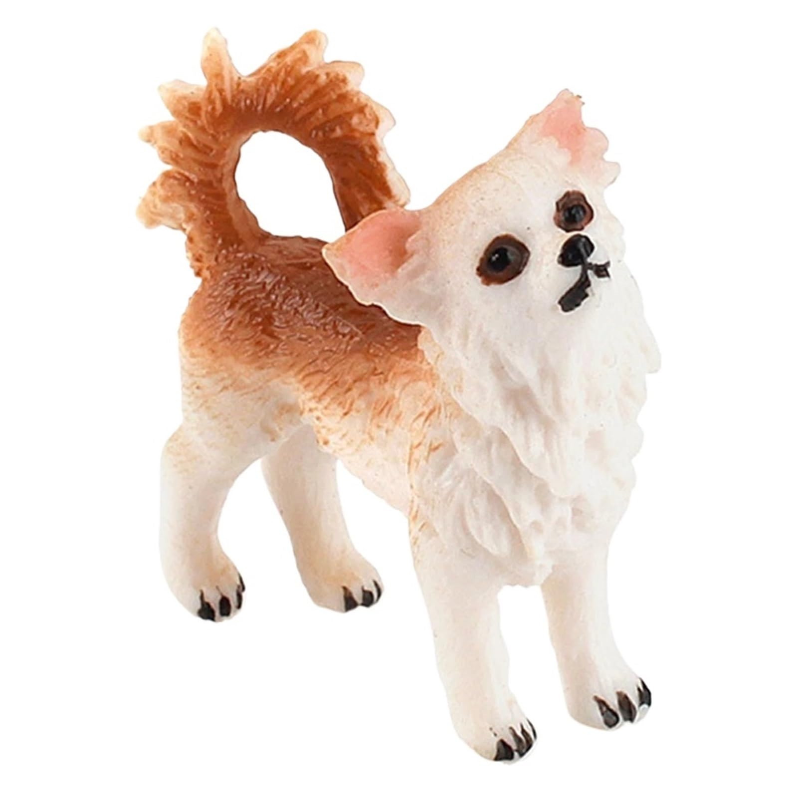 Dog Puppy Miniature Simulation Figurine Desktop Ornament Dollhouse Decor
