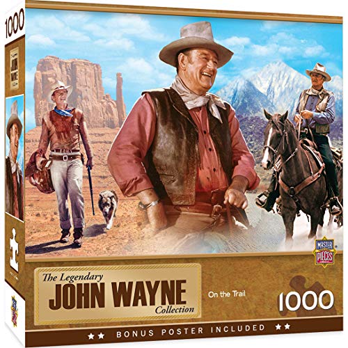 Preisvergleich Produktbild Master Pieces Puzzle 1000 Teile - John Wayne - On The Trail