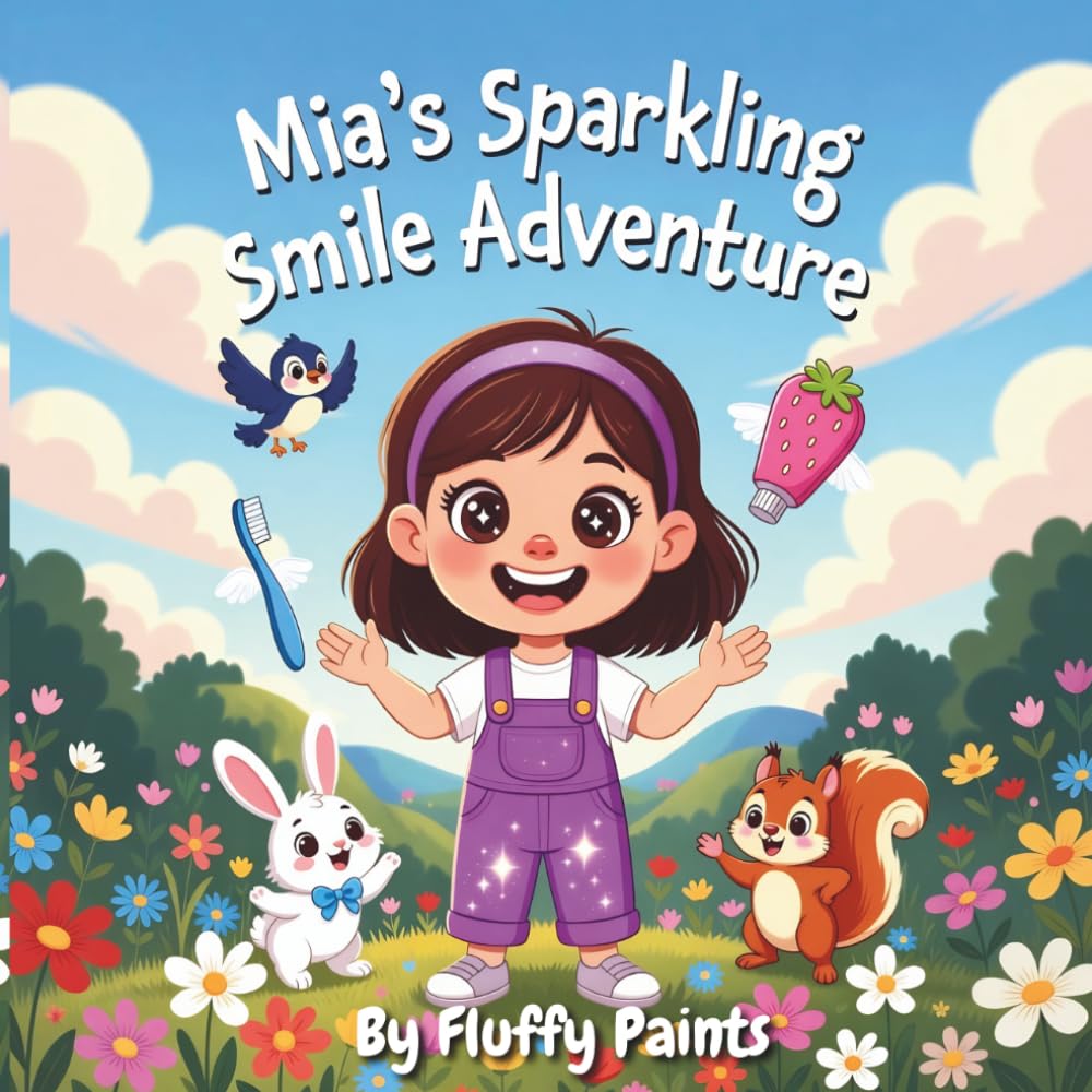 Mia’s Sparkling Smile Adventure: How brushing teeth keeps your smile happy forever