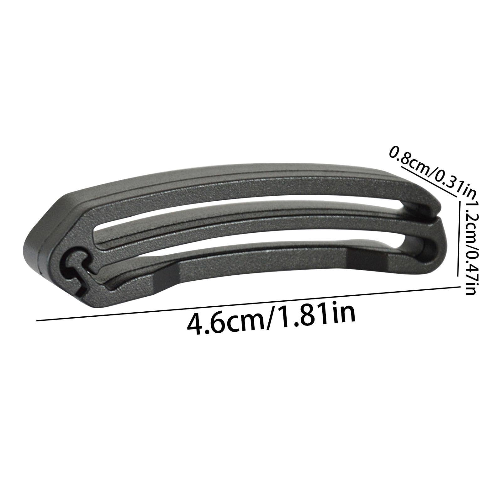 Jimtuze Clips De Sangle Polypropylène – Lot De 2, Anti-érosion, Pour Ceinture, Plongée, Sac à Dos, 2 Tailles