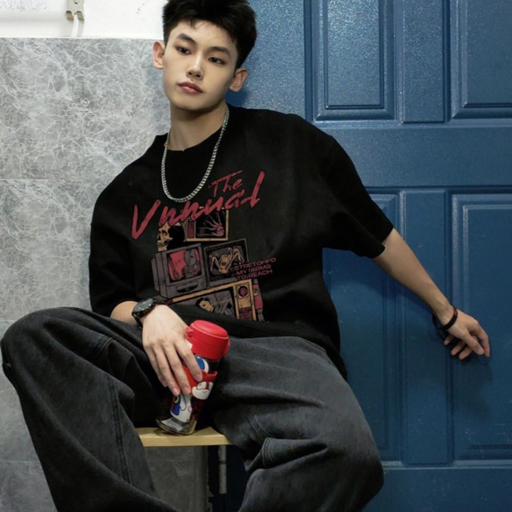 Women's Y2K Retro Casual T-Shirt Trendy Hip-hop Style Cotton top Street wear Suitable for Both Men and Women - Image 4