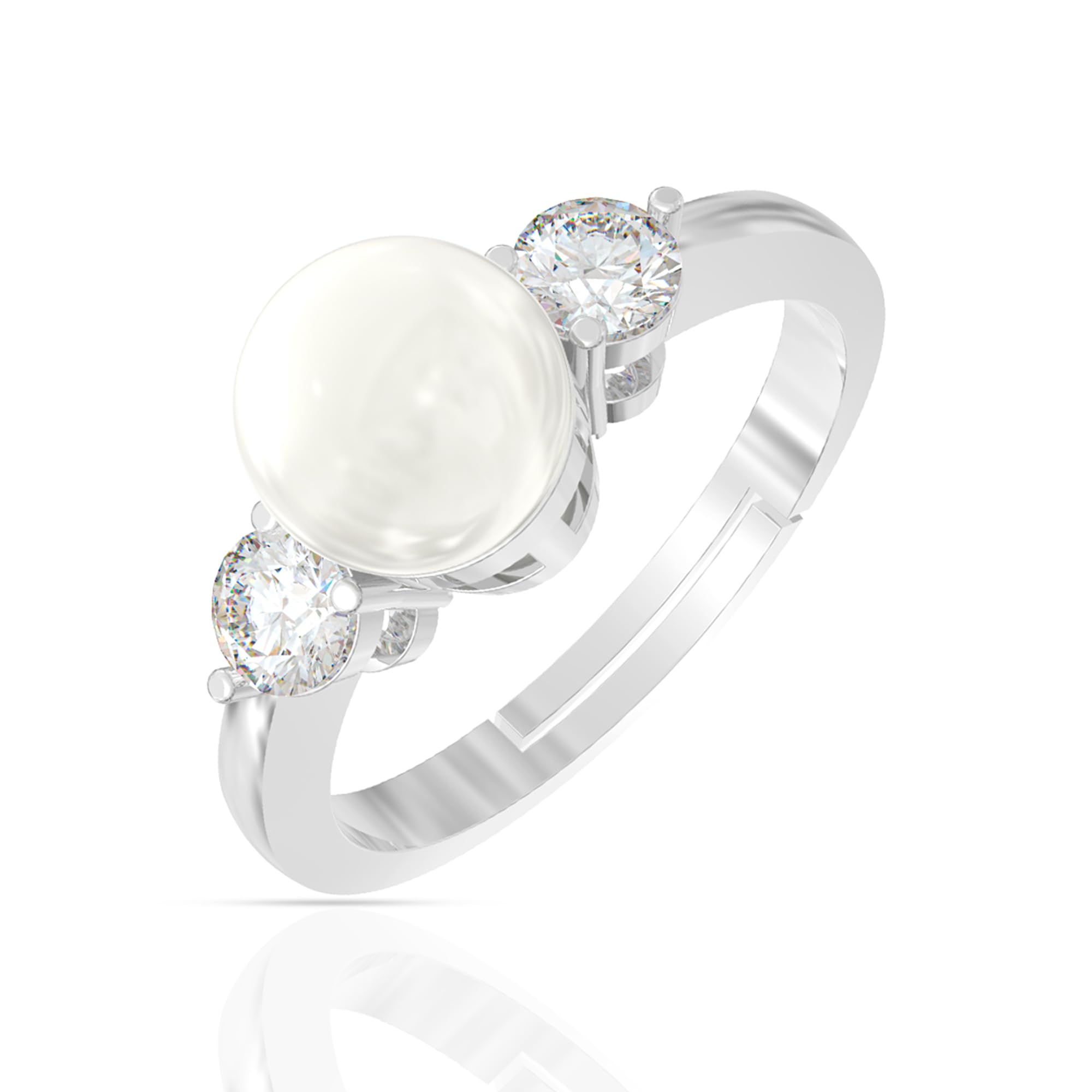 ANAYRA 925 Sterling Silver Ring for Women | Trendy Silver Ring for Women | Hallmark Certified Silver Ring | Great Choice for Gifting-image-24