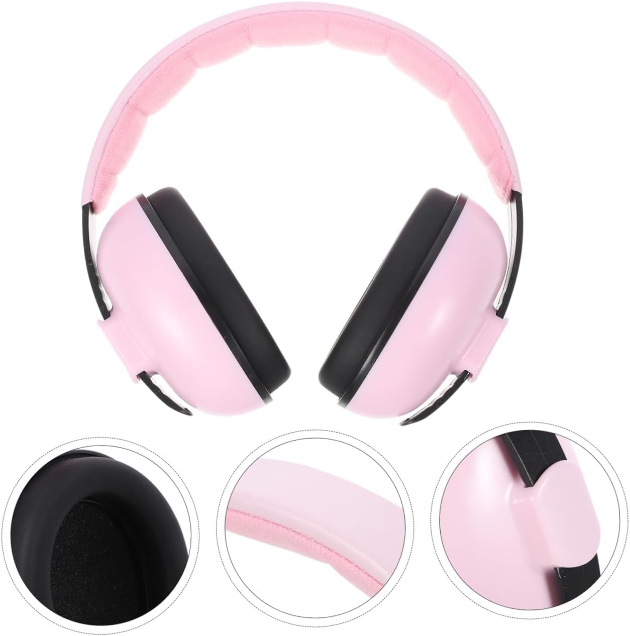 Noise Blocking Earmuffs Hearing Protection with Headband Soft Foam Ear Cups for Sleeping at Concerts Airplanes and Events