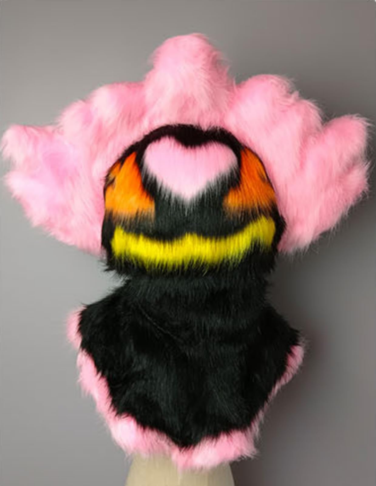 Fursuit Furry maska ​​na głowę zwierzęcia, najwyższej jakości miękkie pluszowe futro maska ​​kostiumowa na całą twarz na Halloween karnawał Cosplay do odgrywania ról