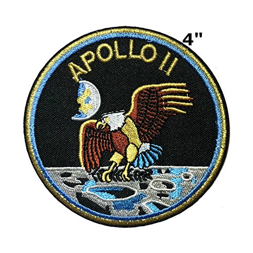 Aplicación X-Files NASA Space Program Classic Apollo 11 Cosplay Insignia bordada hierro o cosido parche