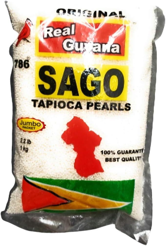 Real Guyana Sago Tapioca Pearls 2.2 lbs