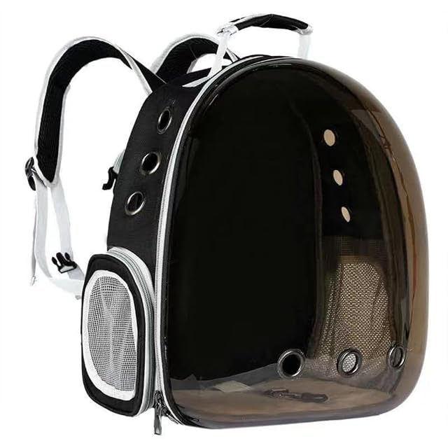Foto 2 de 8 de Una mochila para mascotas especialmente diseñada para caminar al gato y al perro, resistente y cómoda