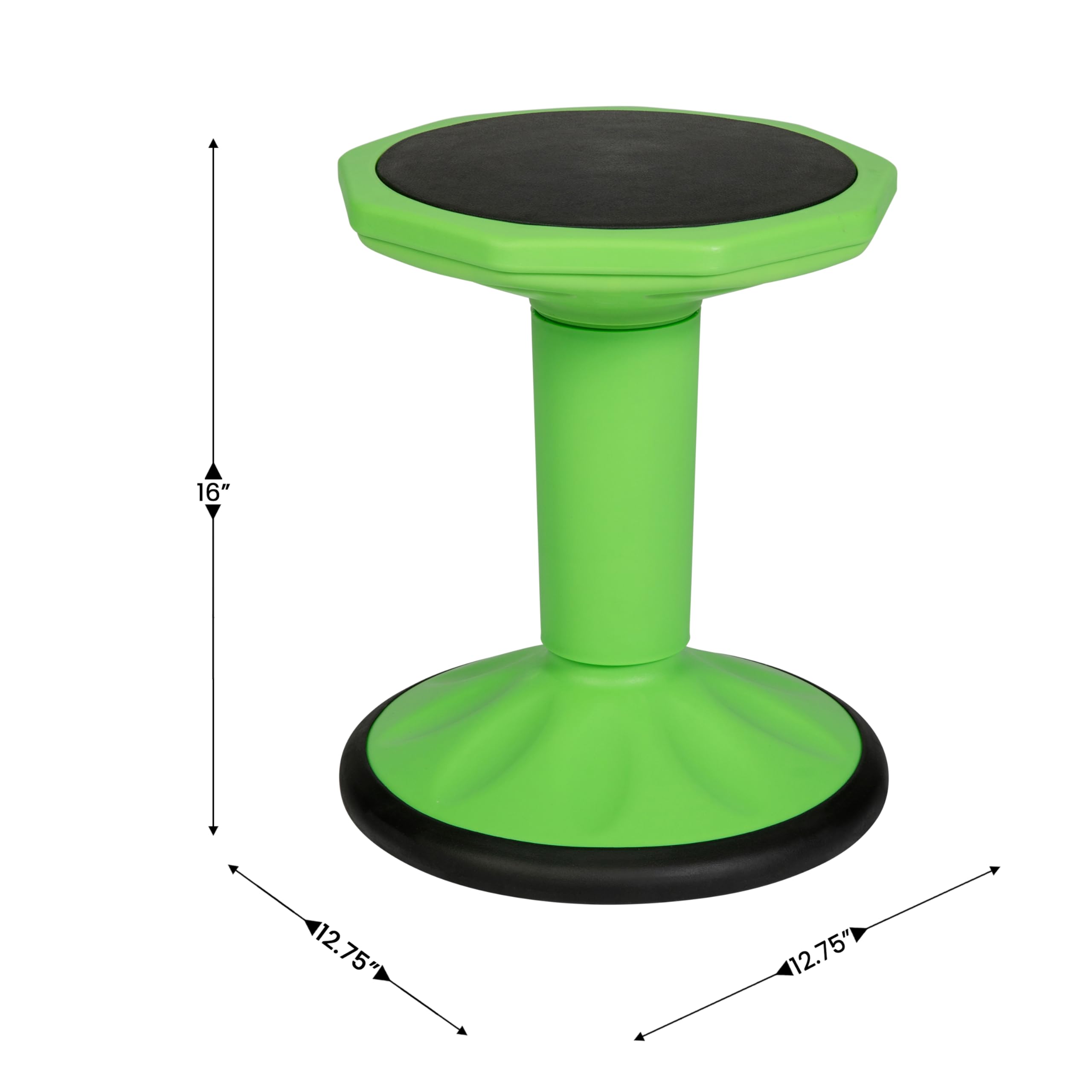 Amazon.com: Flash Furniture Lucas Fixed Height Active Wobble Stool