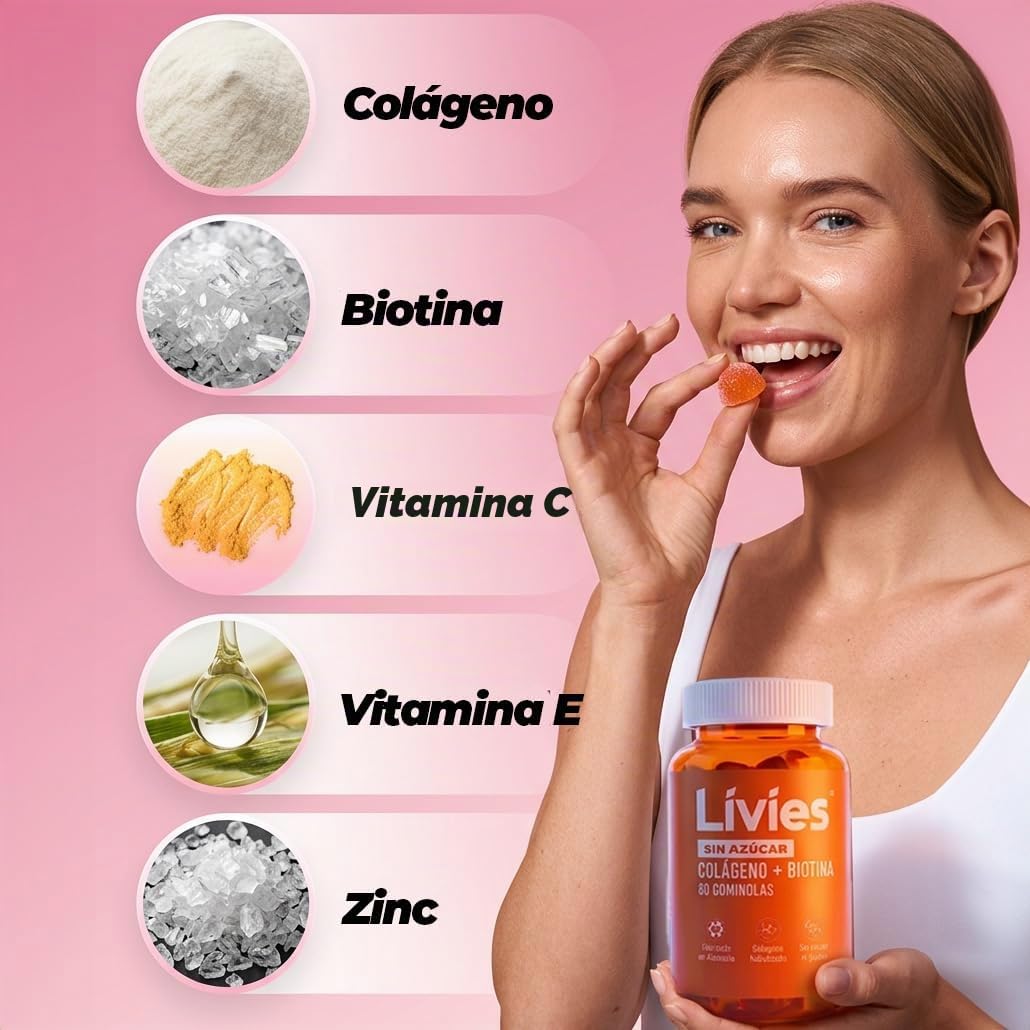 Trío de bienestar - Ashwagandha • Vinagre de manzana • Colágeno | Gominolas | Bajo en azúcar | Manufacturado en Suiza y Alemania | Sin Gluten | Sin Colorantes artificiales | 3 en 1 (6 botellas)