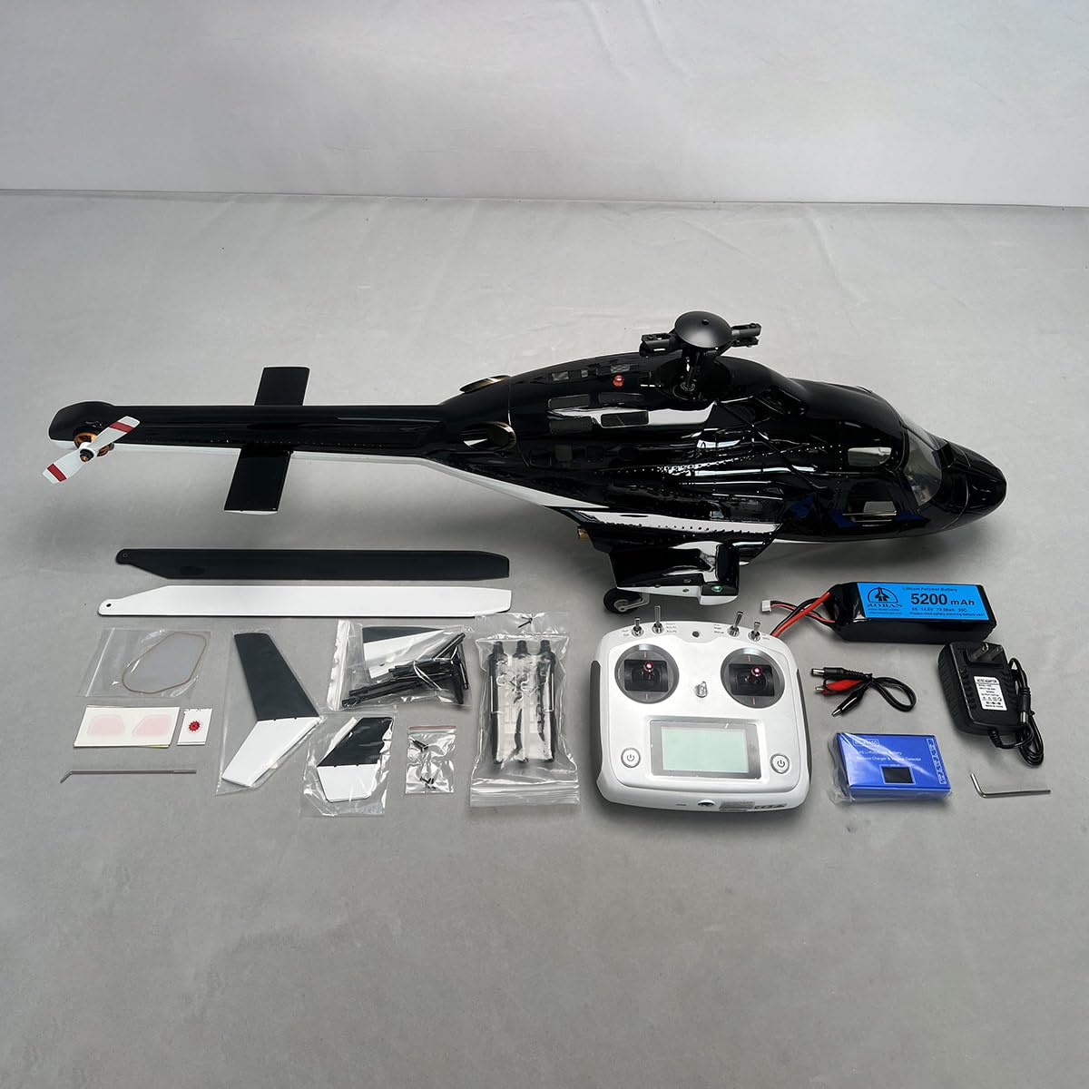 Amazon.com: PurAr 470 Size Airwolf Roban RC Helicopter Scale