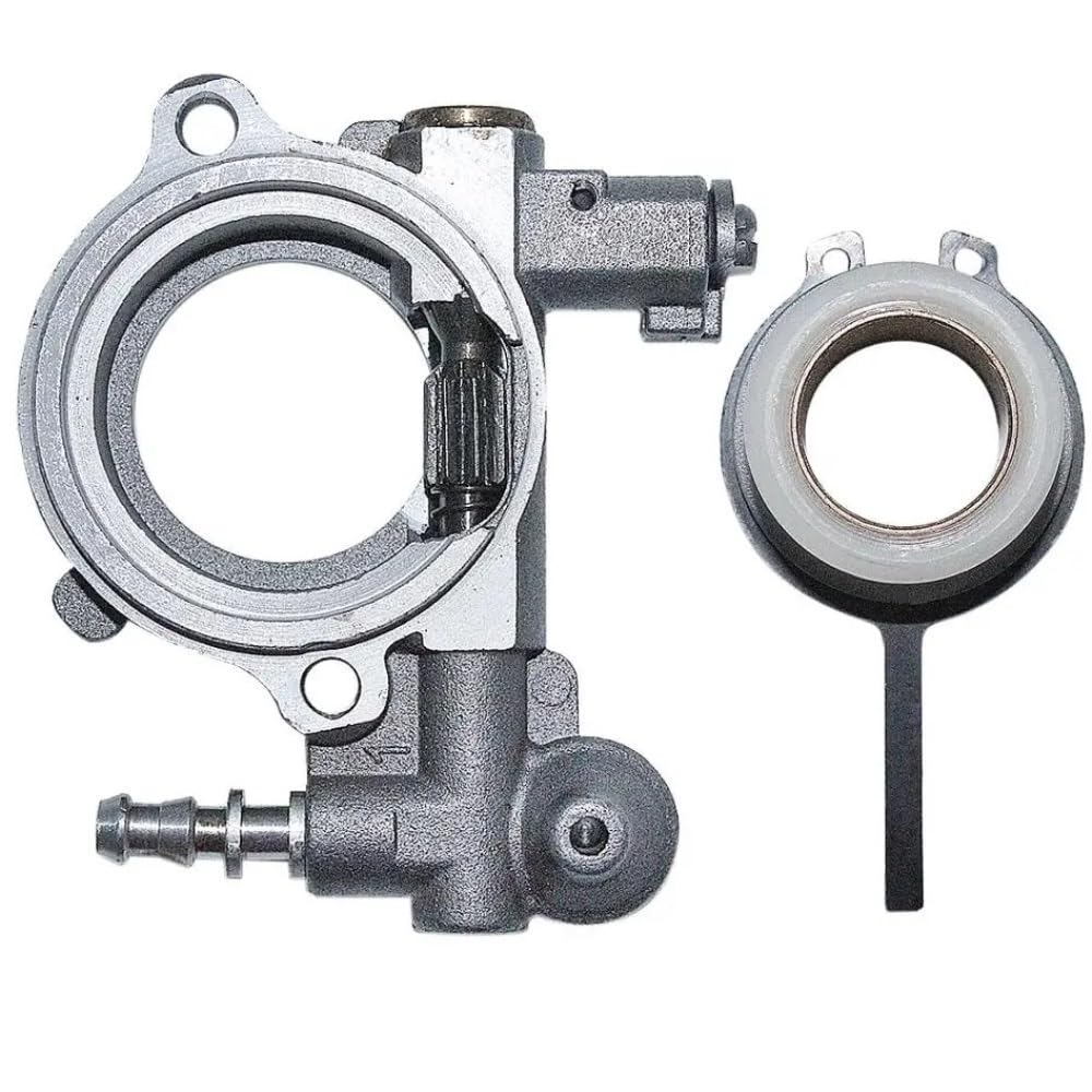 Engranaje helicoidal de bomba de aceite con Kit de resorte apto for motosierra S 024 026 MS260 MS240 11210071043