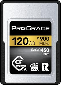 ProGrade Digital CFexpress™ 2.0 Type A Memory Card (120GB) Gold