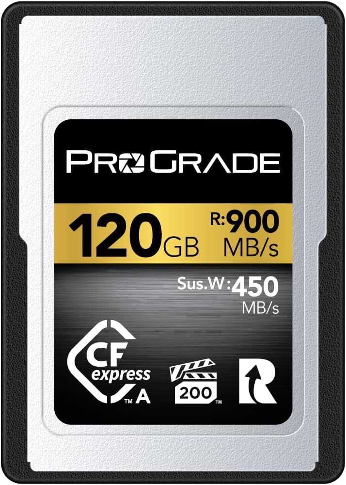 ProGrade Digital CFexpress™ 2.0 Type A Memory Card (120GB) Gold