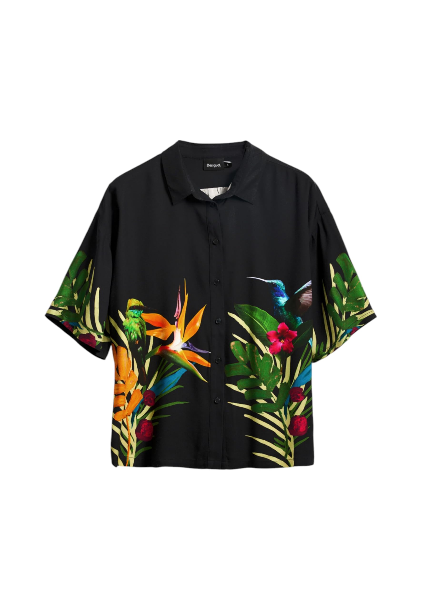 Desigual Damen Noir Bluse Artemisa