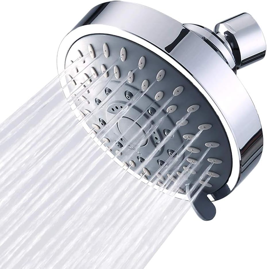 High Pressure Shower Head, Rain Shower Head 360°Adjustable Angles