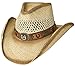 Bullhide Montecarlo Lucky Strike Genuine Panama Western Hat Natural Large