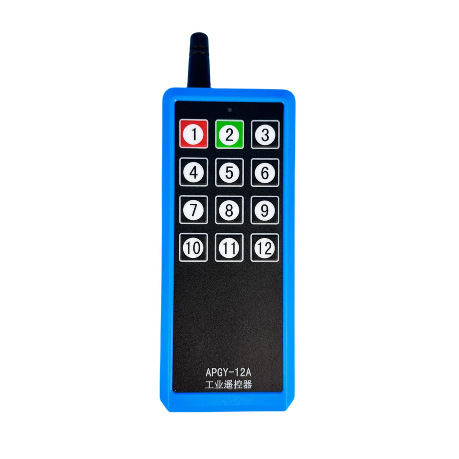 1 set 12 canali DC12 V / 24 V 36 V ricevitore radio + trasmettitore manuale con feedback, frequenza radio 434 MHz 200 m con antenna, radiocomando, gru azionamenti lineari