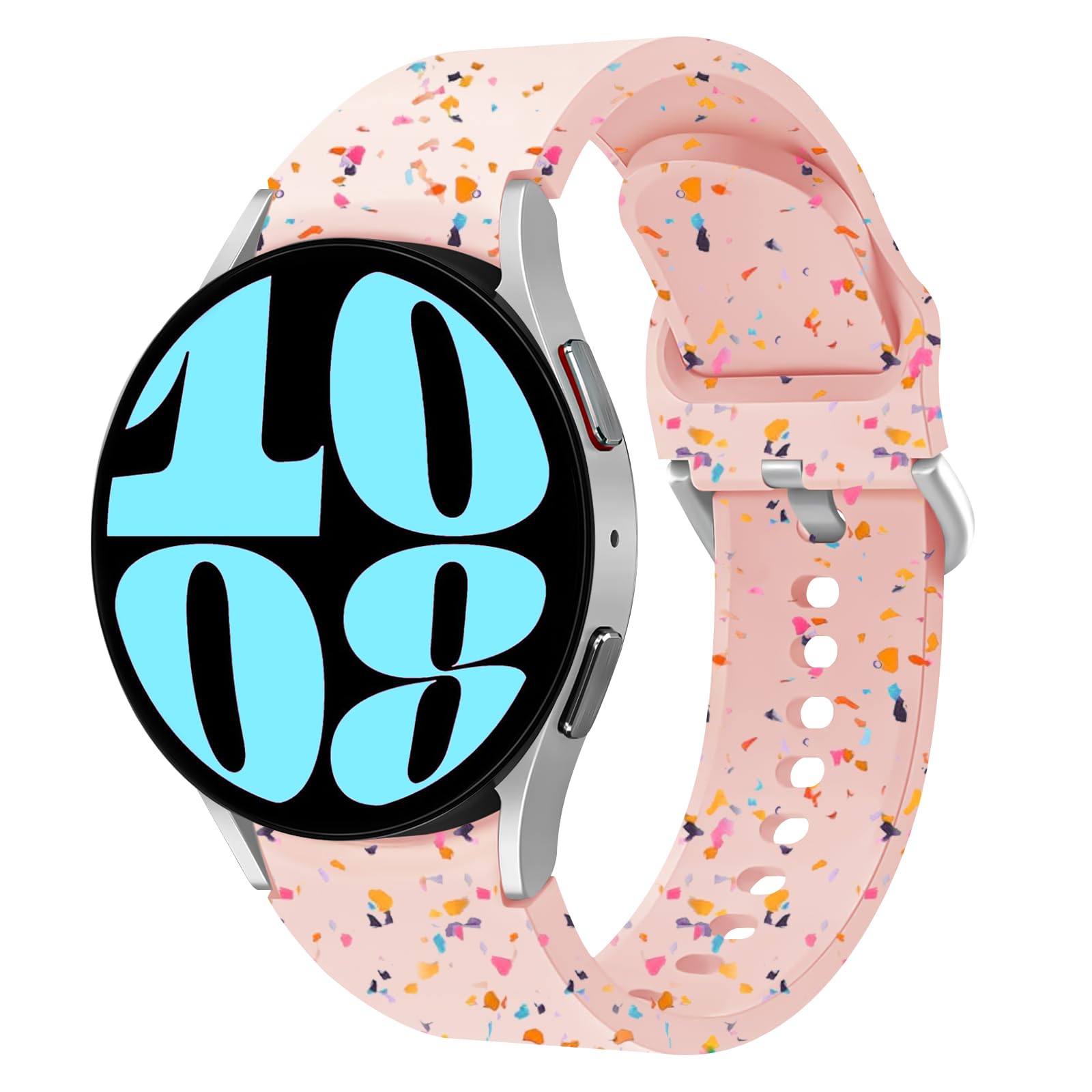 HAYONLIY No Gap Bands Compatible for Samsung Galaxy Watch 7/FE/6/5/4 40mm 44mm/Watch 6 Classic 43mm 47mm/Watch 5 Pro 45mm/Watch 4 Classic 42mm 46mm,