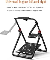 BootyBay PXN A9 Versenykormány Állvány - Összecsukható, Dönthető, Univerzális Váltókarral Logitech G25/G27/G29/G920 és Thrustmaster Kormányo 7