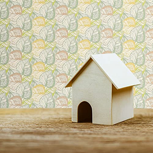TOYANDONA Puppenhaus Miniatur Wandaufkleber DIY Puppenstuben Tapete Hintergrund Dekopaipier für Puppenstube Puppenhaus Fee Garten Dekoration 5 Blätter