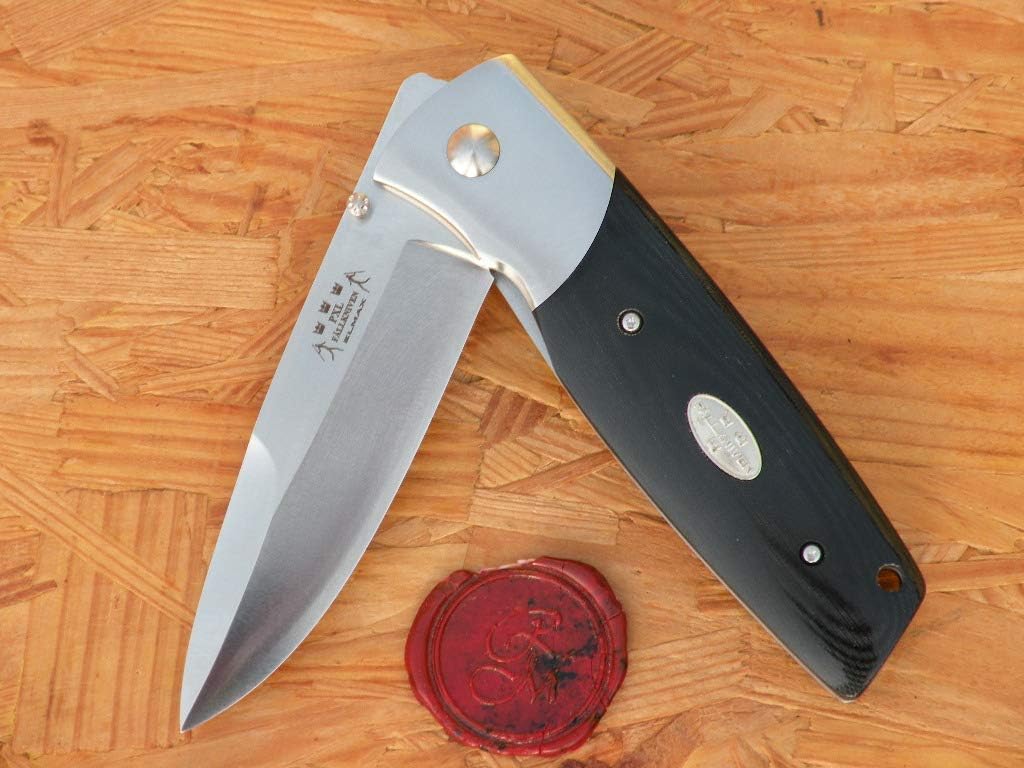 Fallkniven PXL Folder 3.46 Blade Black Micarta Handle PXLbm
