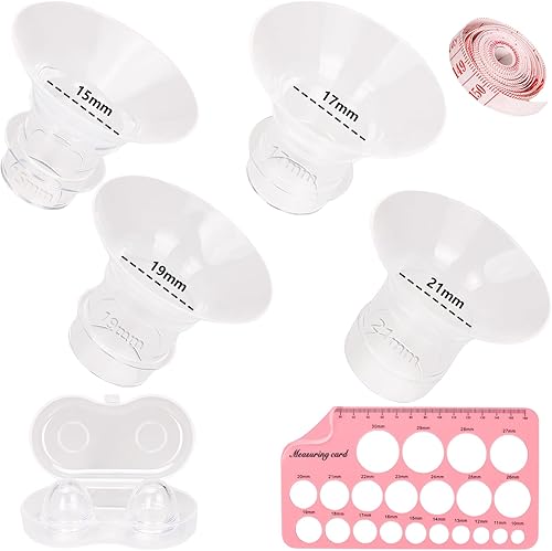 Inserto de brida de 1517190.827 in compatible con bridaescudo de 0.945 in de la mayoría de las bombas, compatible con TSRETE, Medela, Momcozy