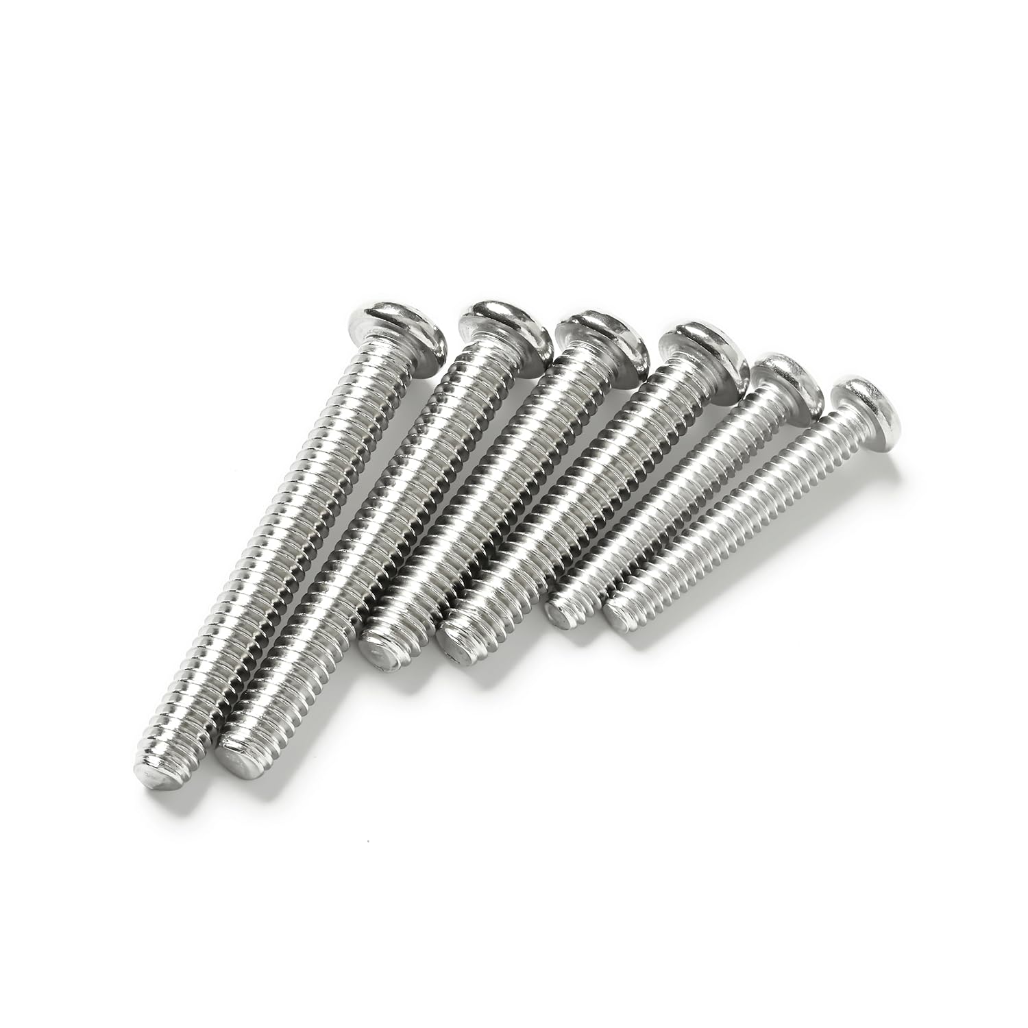 M4 Stainless Steel Machine Screws - 30 Pack -5