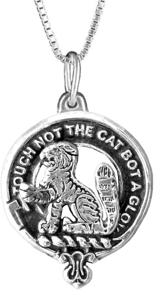 Celtic Studio MacPherson Scottish Clan Crest Pendant CLP02