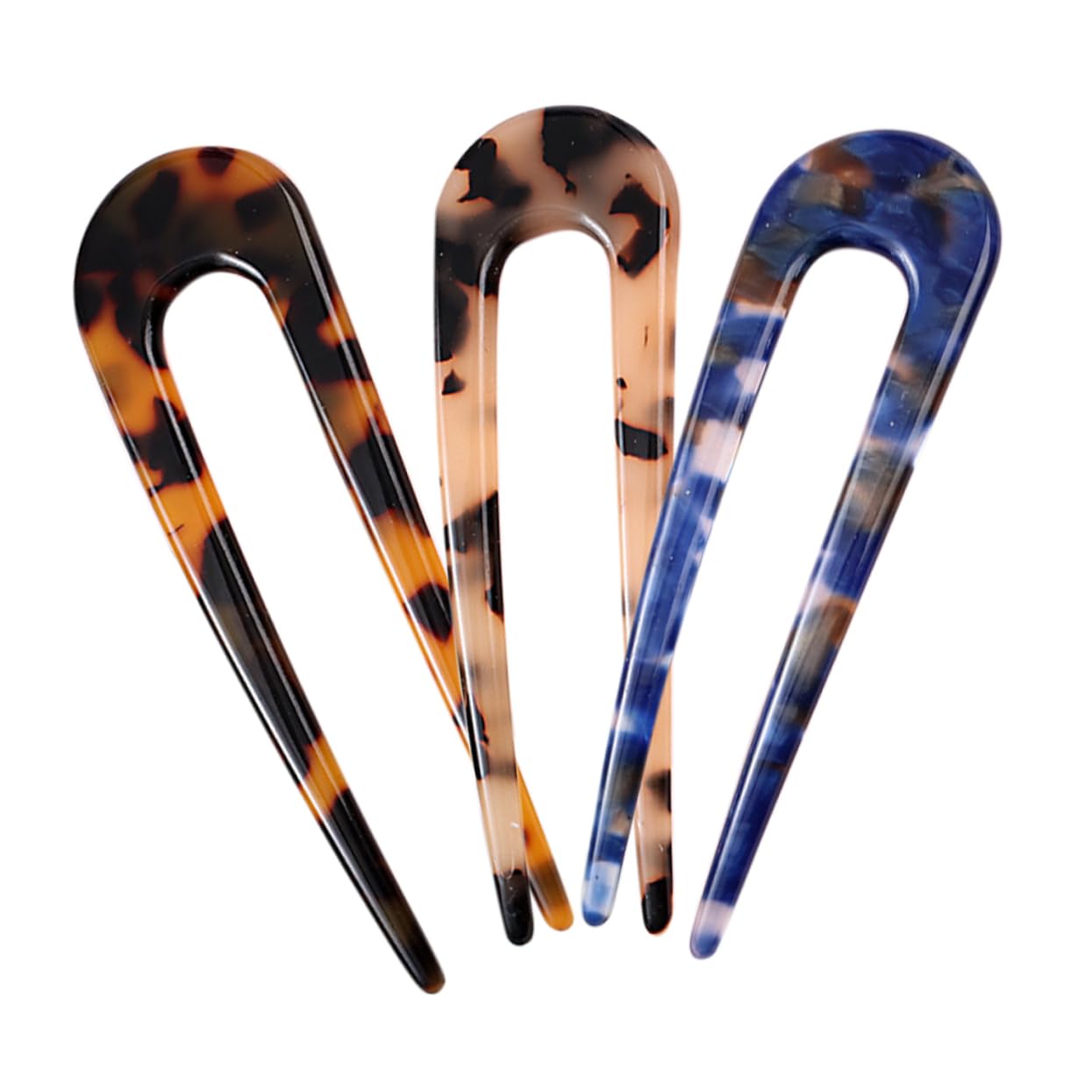 Healeved 12piezas Horquillas Acetato Para Moño Accesorios De Pelo Elegantes Para Mujeres Para Estilos De Cabello Para Ocasiones Diarias y Fiestas