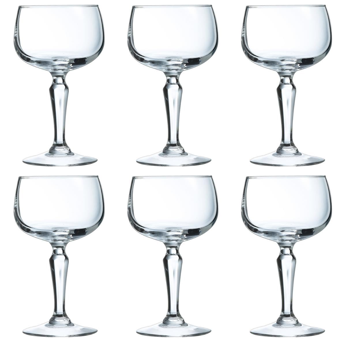 Arcoroc Monti Caja 6 Copas Vino Vidrio 27cl Sodo No Apto Microondas Reciclable
