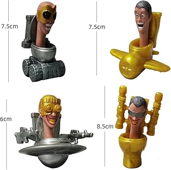 Amazon.co.jp: スキビッドバトルアクションフィギュア16個セット