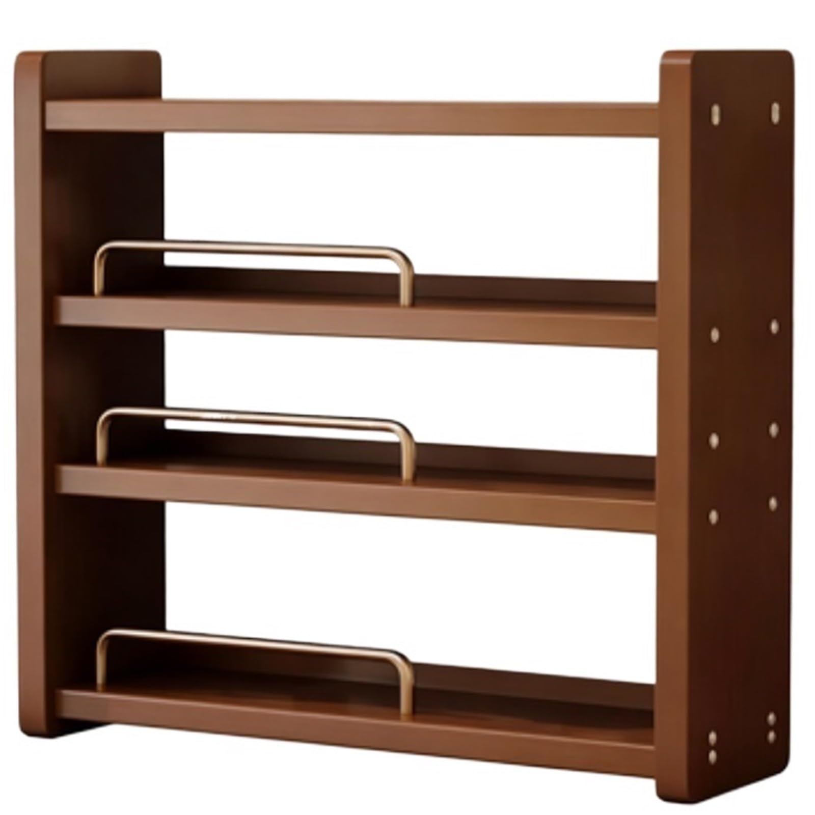 CYairong-22 Cup Display Shelf Storage Cups Tea Utensils Solid Wood Multi-Layer Storage Desktop Cup Holder Coffee Mug Display Rack(Black Walnut)