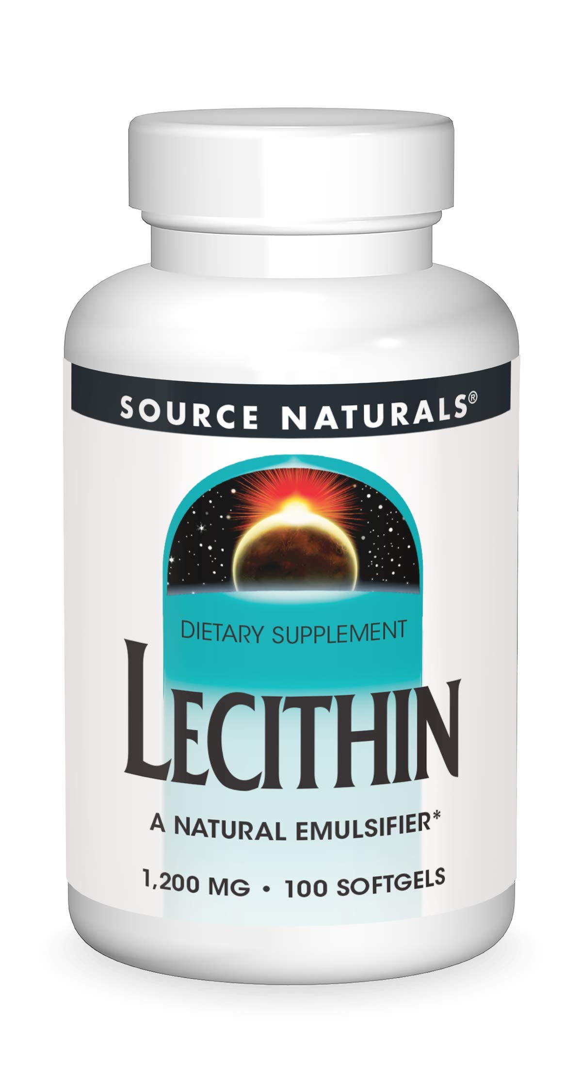 Source Naturals - Lecithin 1200 Mg. 100 Softgels