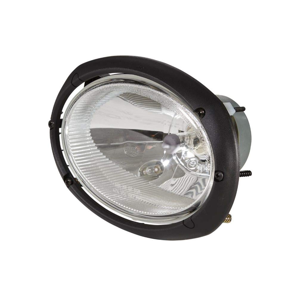 HELLA Halogen Reflektor - Oval 120 - 12V - owalny - Liczba referencyjna: 12.5 - ECE - Szyba rozpraszająca gładka - Wtyczki: męski - z prawej/z lewej - 1AB 996 157-091