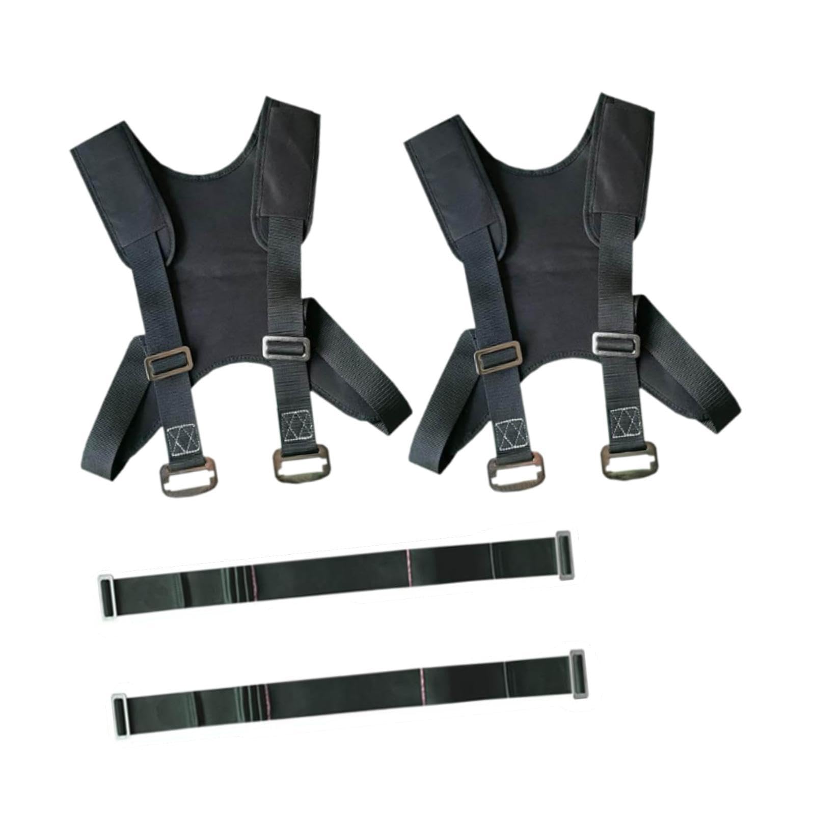 Gralara Möbel-Umzugsgurte-Set, verstellbare Gurte zum Anheben der Schultern für professionelle Umzüge, Schwarz