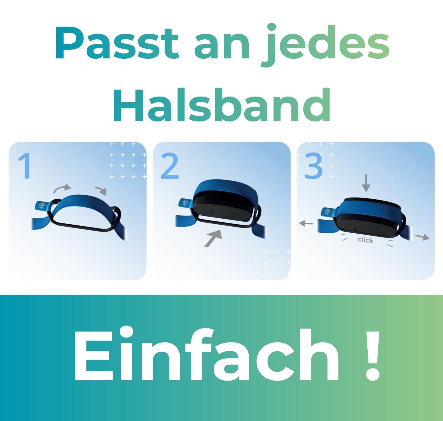 Invoxia Minitailz – Nr. 1 GPS und Gesundheitstracker für Hunde – Fluchtwarnungen, Atemscan – Echtzeit Ortung, über USB wiederaufladbar, virtuelle Zone und Zaun – Mini-Tracker