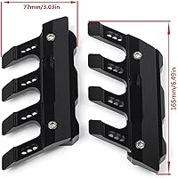 Vista 2 de Protección contra caídas para motocicleta, guardabarros delantero, protección lateral, deslizadores de aluminio CNC, accesorios universales