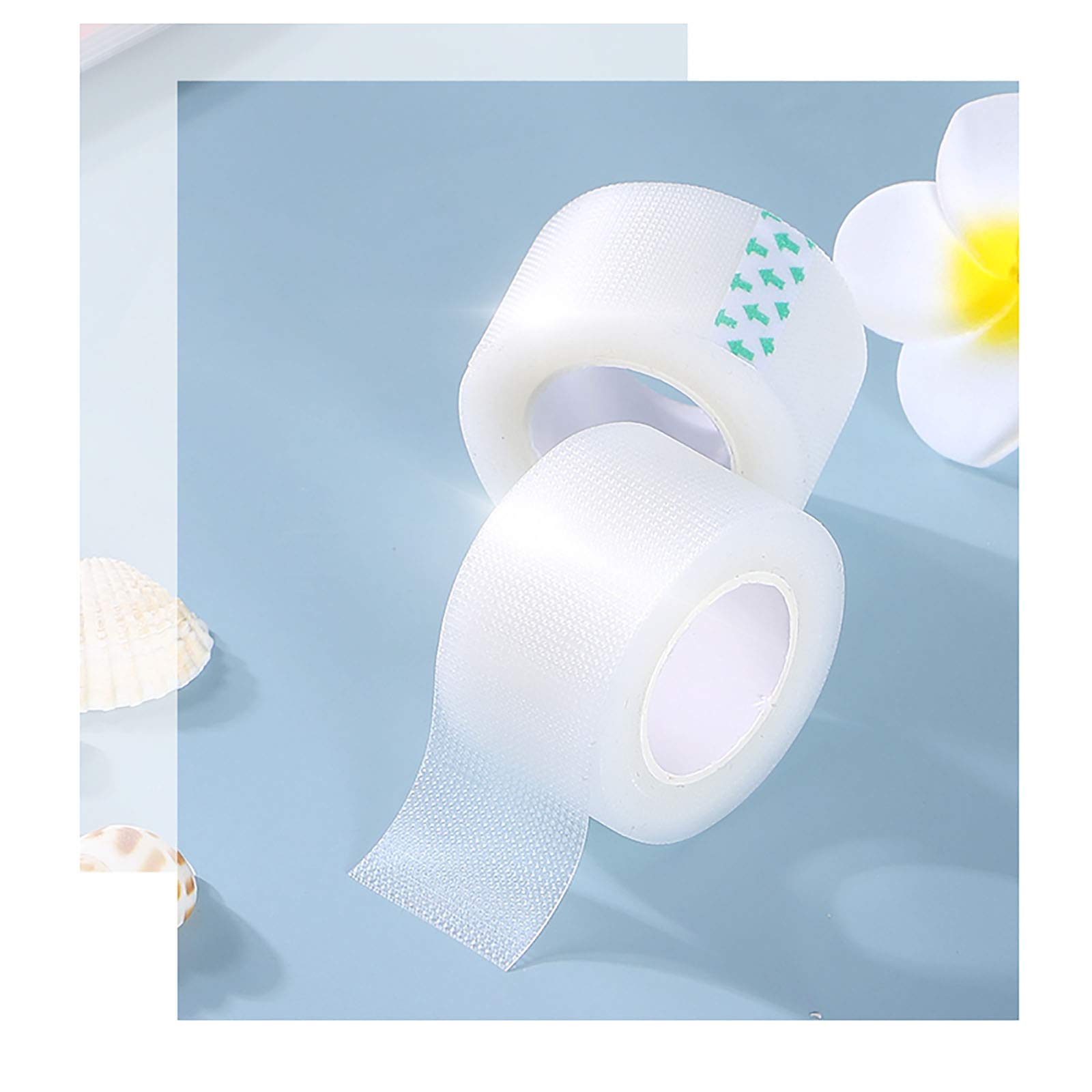 2 Rolls Foot Protection Tape Roll,Adhesive Foot Care Sticker Blister Pads,Waterproof Invisible High-Heeled Tape,Heel Cushion for Hand & Foot Care,Heel Blister Cushion Bandages for Foot Toe Finger