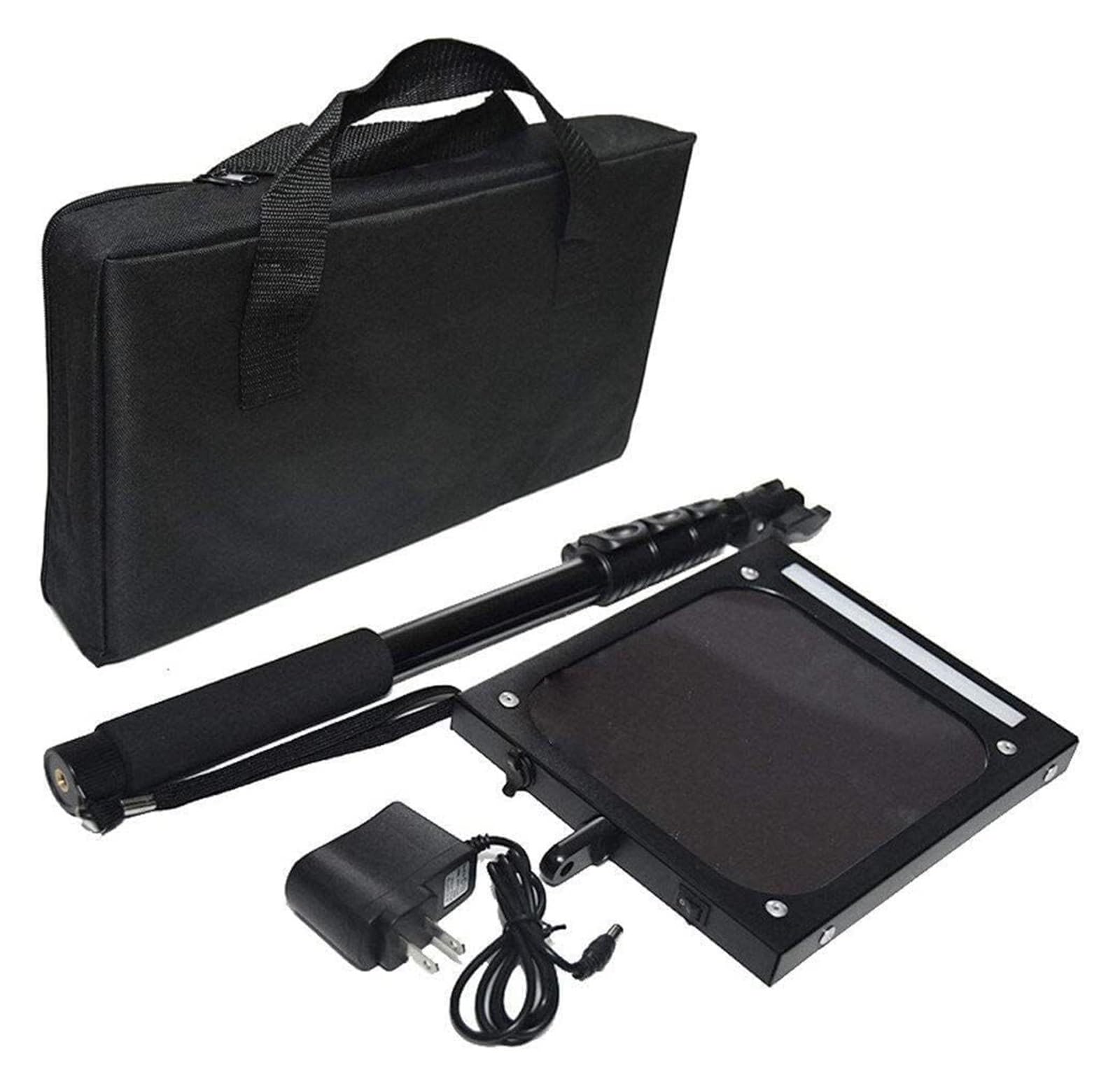 DARZYS Telescoping Inspection Mirror, Under Vehicle Inspection Mirror with LED Light, Underbody Inspection Mirror - Adjustable Retractable Handle