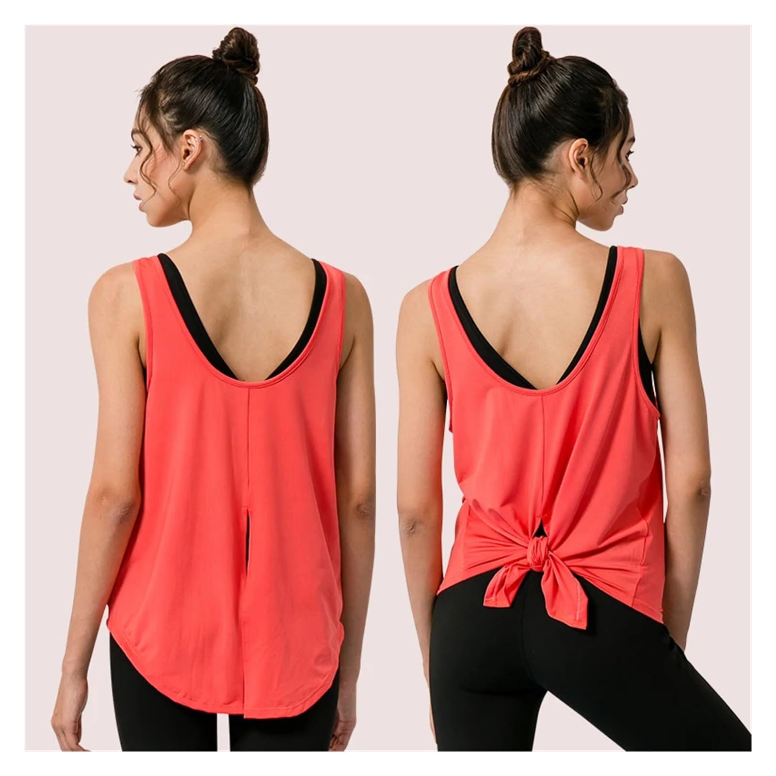 Canotte da allenamento da donna Top da yoga Canottiera da palestra da donna Canottiera sportiva da fitness Canottiera da yoga da corsa senza maniche Top sportivo ad asciugatura rapida Camicie sportive