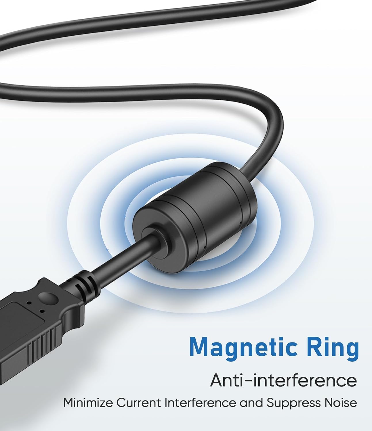 Cable de cámara de salpicadero USB C para cámara de salpicadero, adaptador de ángulo de 90 grados tipo C, cable de alimentación para cámara de salpicadero con anillo de ferrita, cable de carga para