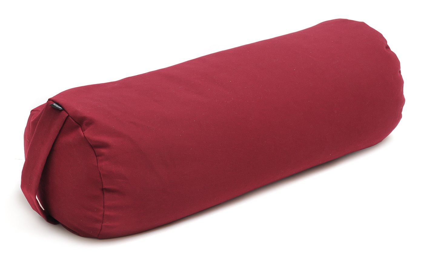 Yogistar Yoga-Bolster Yin - Standard - Rund Bordeaux
