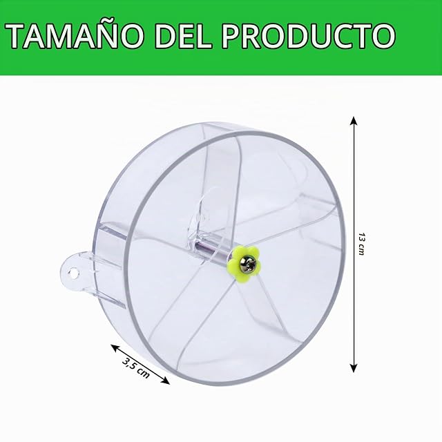 Foto 2 de 8 de momgyaamz Juguete Loro, Acrílico Juguete Pájaros, Giratorio Loros Masticar Juguetes, Juguete Alimentación Loro