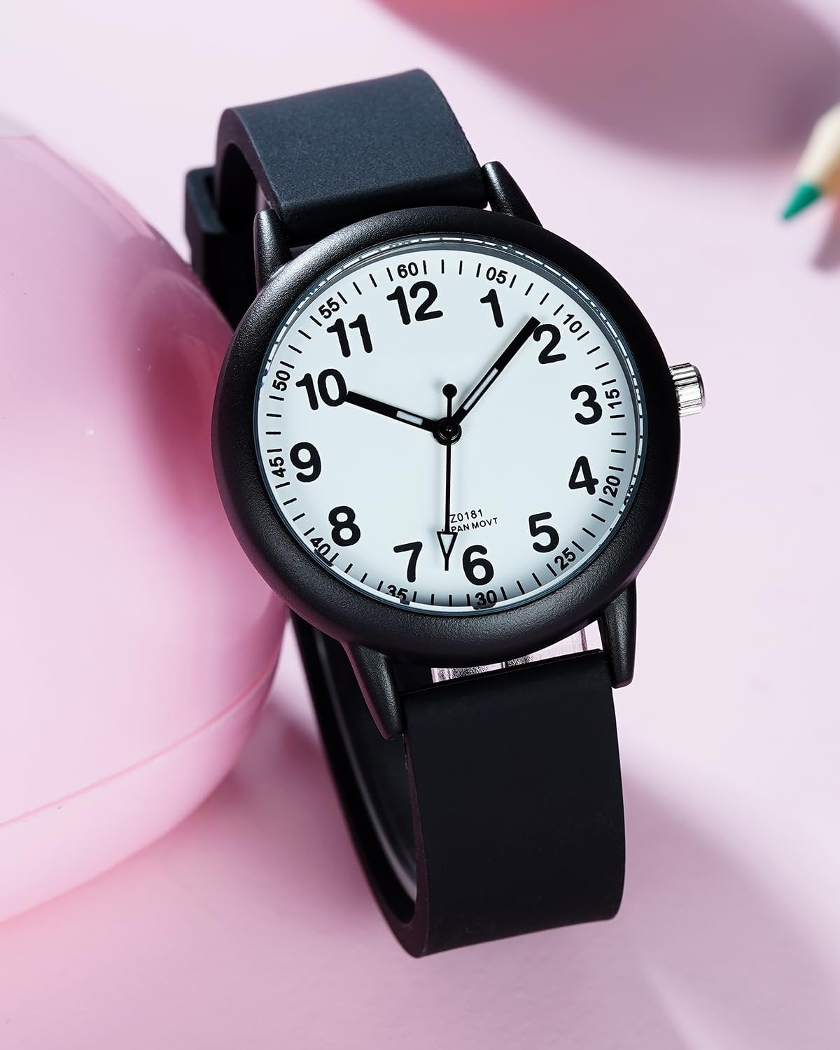 CIVO Womens Watch Waterproof Analog Quartz Wrist Watch Fashion Casual Simple Easy Reader Watches for Women with Silicone Strap - Image 2