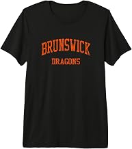 Brunswick High School HS Brunswick ME Vintage Sports Premium Tri-Blend T-Shirt